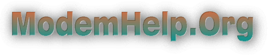 ModemHelp.Org Title Logo